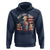 Funny George Washington Weightlifting History Buff Hoodie 4th of July Patriotic - Wonder Print Shop
