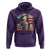 Funny George Washington Weightlifting History Buff Hoodie 4th of July Patriotic - Wonder Print Shop