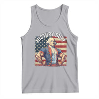 Funny George Washington Weightlifting History Buff Tank Top 4th of July Patriotic - Wonder Print Shop