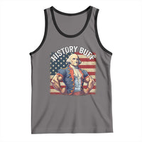 Funny George Washington Weightlifting History Buff Tank Top 4th of July Patriotic - Wonder Print Shop