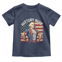 Funny George Washington Weightlifting History Buff Toddler T Shirt 4th of July Patriotic - Wonder Print Shop