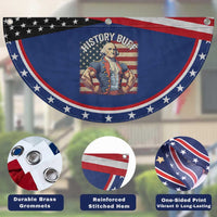 Funny George Washington Weightlifting History Buff Patriotic Fan Flag 4th of July Patriotic