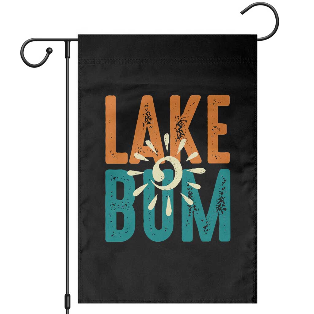 Funny Lake Bum Summer Vacation Garden Flag Lake Life Sun Light - Wonder Print Shop