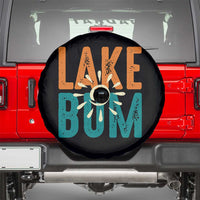 Funny Lake Bum Summer Vacation Spare Tire Cover Lake Life Sun Light - Wonder Print Shop