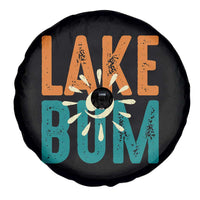 Funny Lake Bum Summer Vacation Spare Tire Cover Lake Life Sun Light - Wonder Print Shop