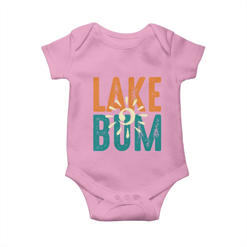 Funny Lake Bum Summer Vacation Baby Onesie Lake Life Sun Light - Wonder Print Shop