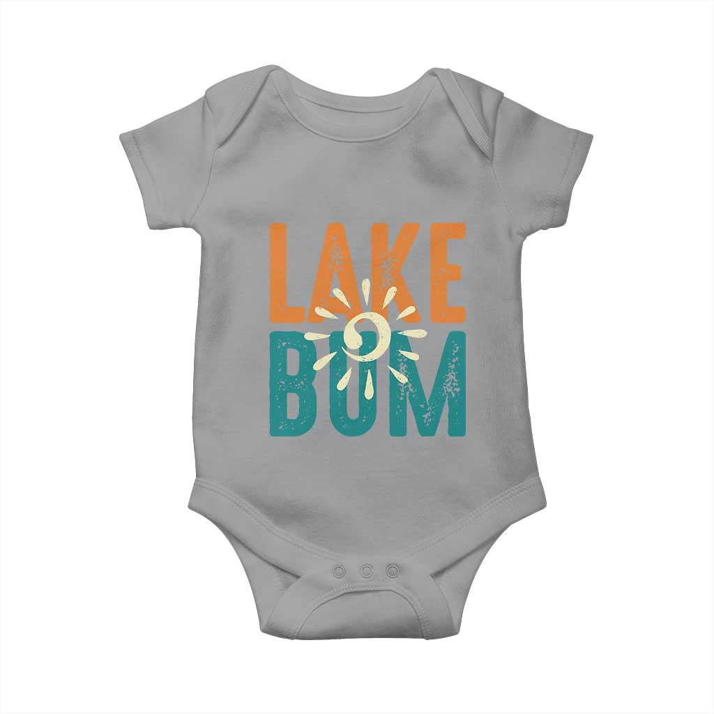 Funny Lake Bum Summer Vacation Baby Onesie Lake Life Sun Light - Wonder Print Shop