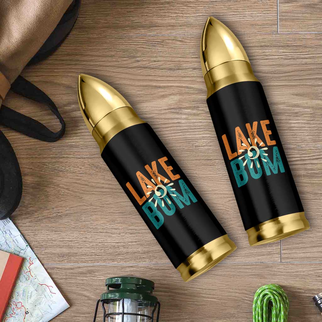 Funny Lake Bum Summer Vacation Bullet Tumbler Lake Life Sun Light - Wonder Print Shop