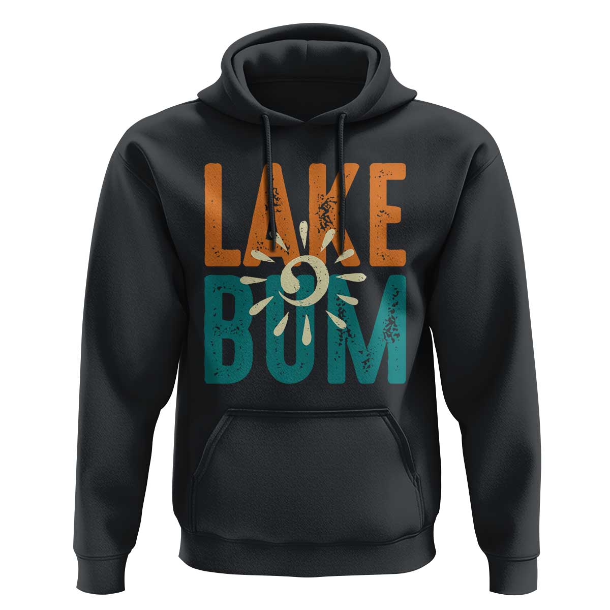 Funny Lake Bum Summer Vacation Hoodie Lake Life Sun Light - Wonder Print Shop