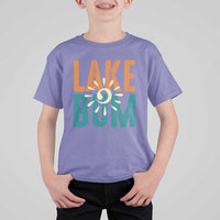 Funny Lake Bum Summer Vacation T Shirt For Kid Lake Life Sun Light - Wonder Print Shop