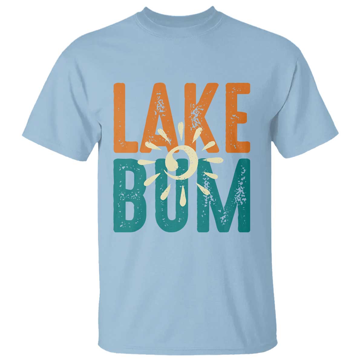 Funny Lake Bum Summer Vacation T Shirt Lake Life Sun Light - Wonder Print Shop