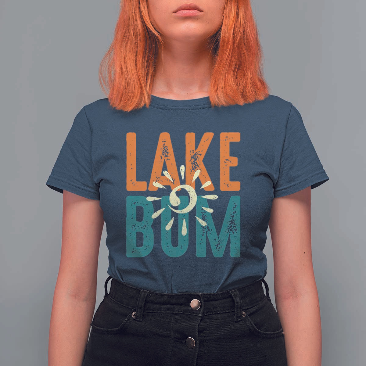 Funny Lake Bum Summer Vacation T Shirt For Women Lake Life Sun Light - Wonder Print Shop