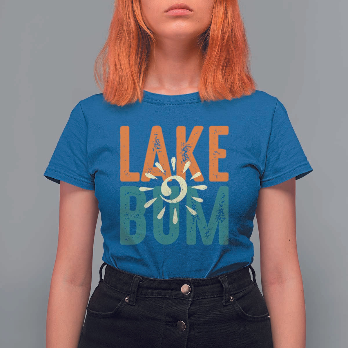 Funny Lake Bum Summer Vacation T Shirt For Women Lake Life Sun Light - Wonder Print Shop
