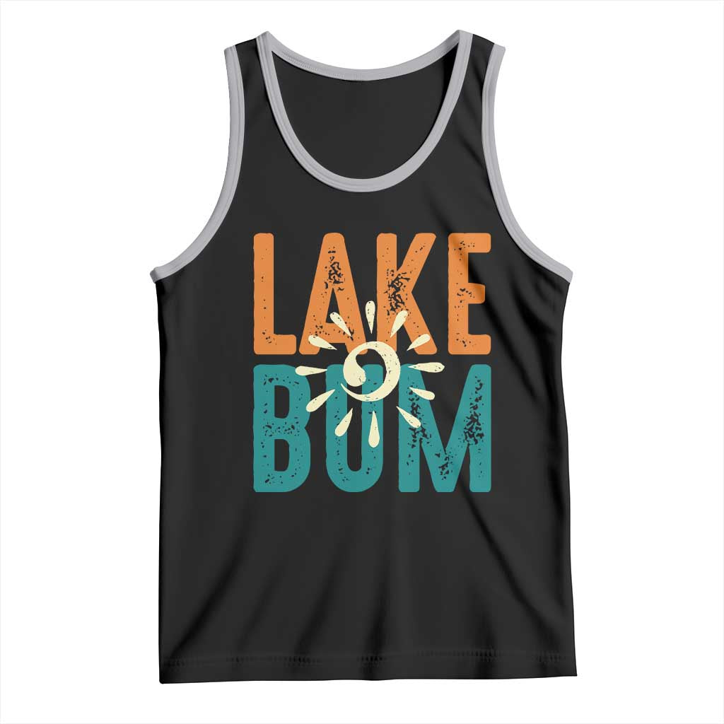 Funny Lake Bum Summer Vacation Tank Top Lake Life Sun Light - Wonder Print Shop