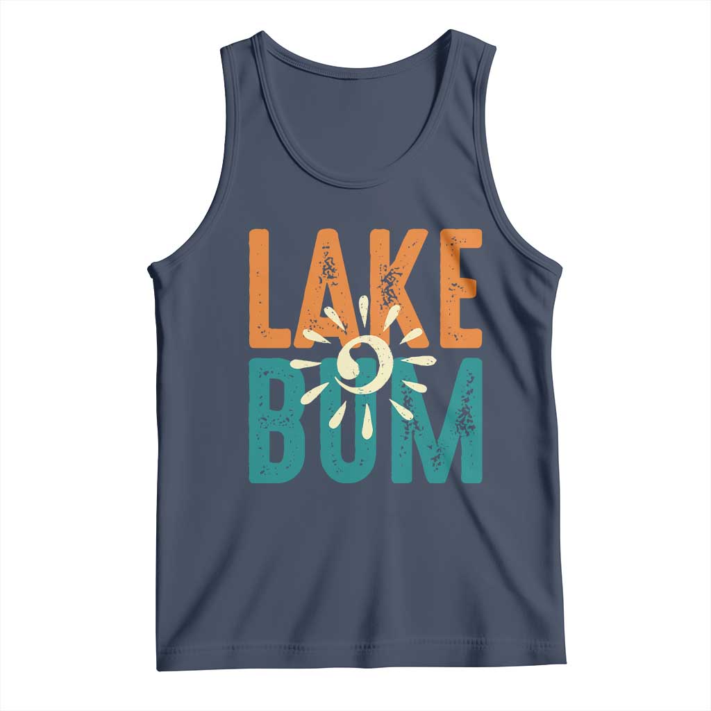 Funny Lake Bum Summer Vacation Tank Top Lake Life Sun Light - Wonder Print Shop