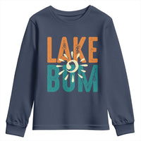Funny Lake Bum Summer Vacation Youth Sweatshirt Lake Life Sun Light - Wonder Print Shop