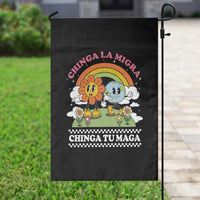 Chinga La Migra Chinga Tu Maga Garden Flag Immigration Rights - Wonder Print Shop