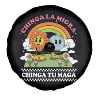 Chinga La Migra Chinga Tu Maga Spare Tire Cover Immigration Rights - Wonder Print Shop