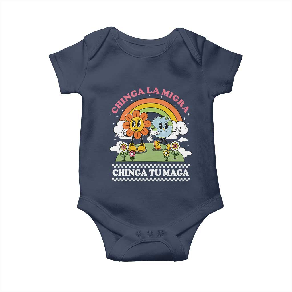 Chinga La Migra Chinga Tu Maga Baby Onesie Immigration Rights - Wonder Print Shop