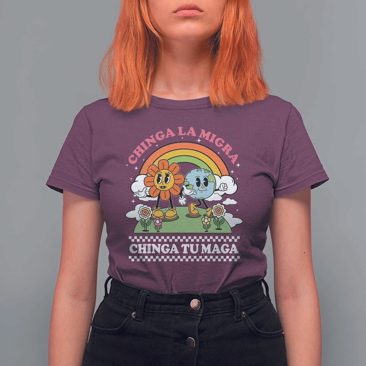 Chinga La Migra Chinga Tu Maga T Shirt For Women Immigration Rights - Wonder Print Shop