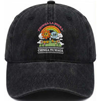 Chinga La Migra Chinga Tu Maga Washed Cotton Baseball Cap Immigration Rights