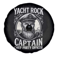 Funny Yacht Rock Captain Spare Tire Cover Chief Party Officer Pontoon Boat Sailor - Wonder Print Shop