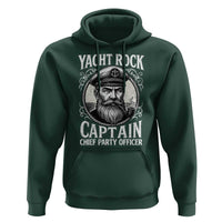 Funny Yacht Rock Captain Hoodie Chief Party Officer Pontoon Boat Sailor - Wonder Print Shop
