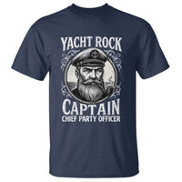 Funny Yacht Rock Captain T Shirt Chief Party Officer Pontoon Boat Sailor - Wonder Print Shop