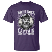 Funny Yacht Rock Captain T Shirt Chief Party Officer Pontoon Boat Sailor - Wonder Print Shop