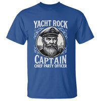 Funny Yacht Rock Captain T Shirt Chief Party Officer Pontoon Boat Sailor - Wonder Print Shop