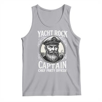 Funny Yacht Rock Captain Tank Top Chief Party Officer Pontoon Boat Sailor - Wonder Print Shop
