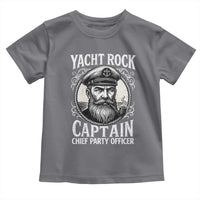Funny Yacht Rock Captain Toddler T Shirt Chief Party Officer Pontoon Boat Sailor - Wonder Print Shop