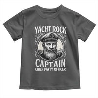 Funny Yacht Rock Captain Toddler T Shirt Chief Party Officer Pontoon Boat Sailor - Wonder Print Shop