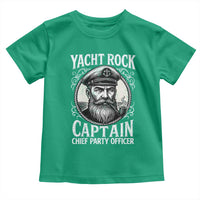 Funny Yacht Rock Captain Toddler T Shirt Chief Party Officer Pontoon Boat Sailor - Wonder Print Shop