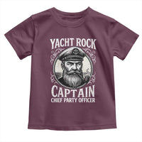 Funny Yacht Rock Captain Toddler T Shirt Chief Party Officer Pontoon Boat Sailor - Wonder Print Shop