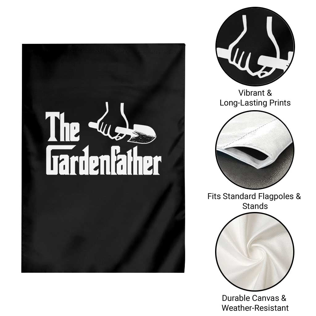 The Gardenfather Garden Flag Gardener Parody Gardening Fathers Day - Wonder Print Shop