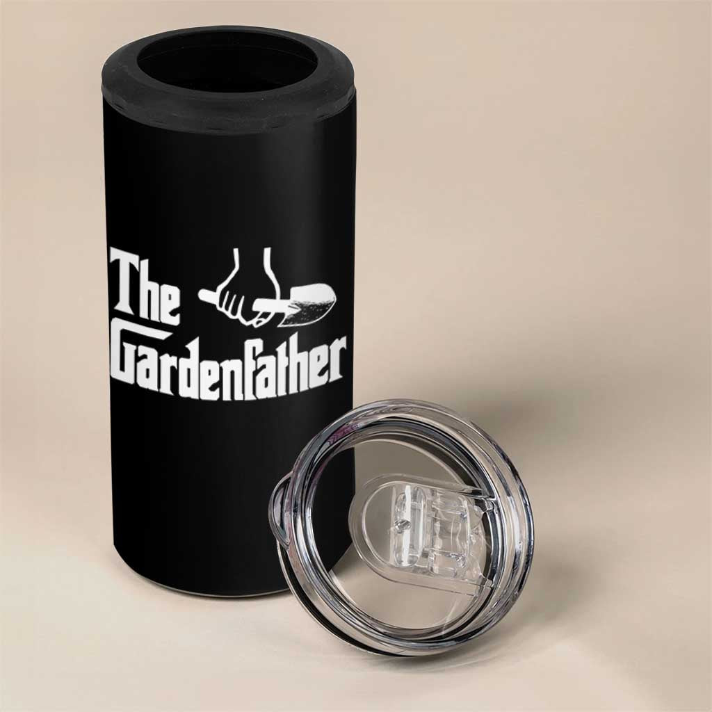 The Gardenfather 4 in 1 Can Cooler Tumbler Gardener Parody Gardening Fathers Day - Wonder Print Shop