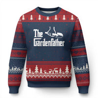 The Gardenfather Ugly Christmas Sweater Gardener Parody Gardening Fathers Day - Wonder Print Shop