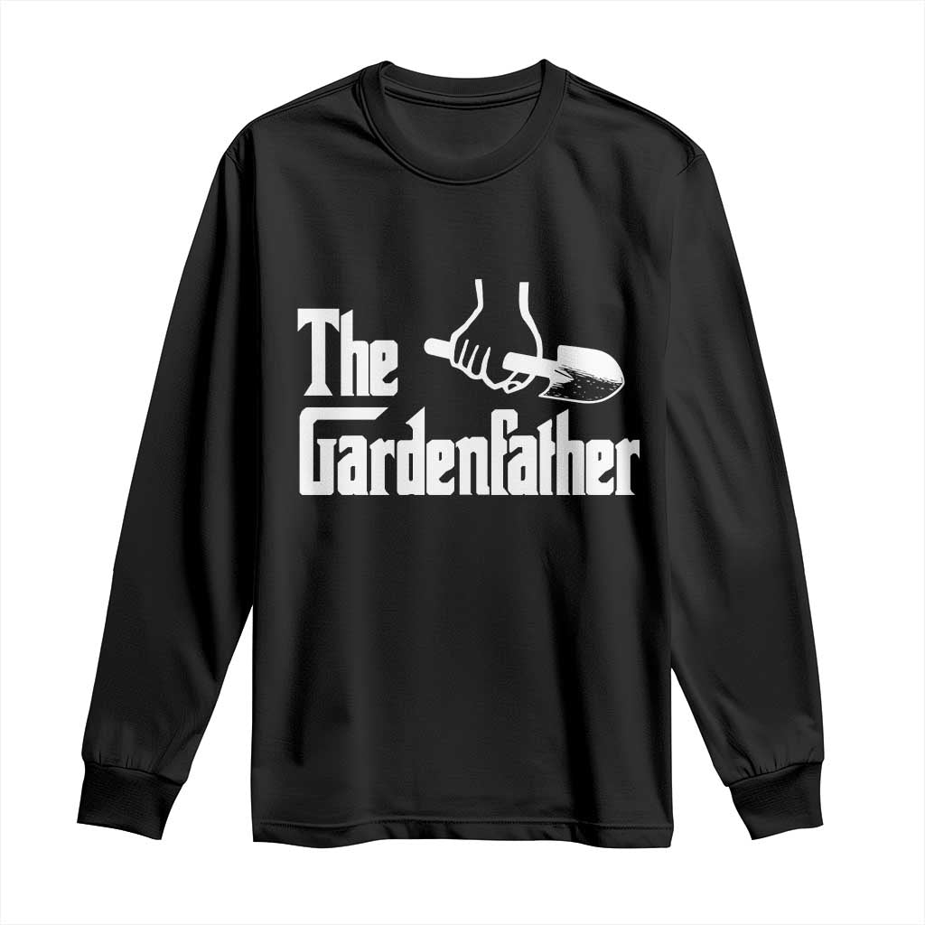 The Gardenfather Long Sleeve Shirt Gardener Parody Gardening Fathers Day - Wonder Print Shop