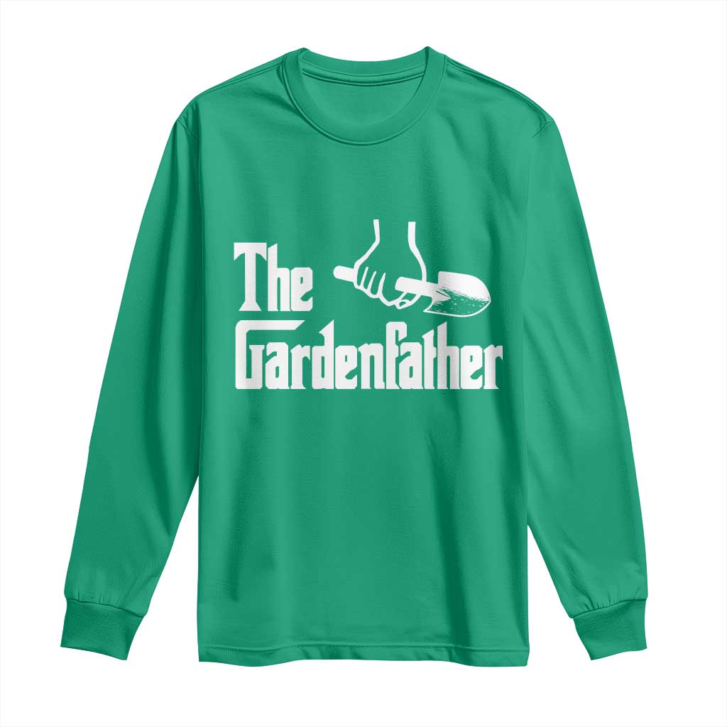 The Gardenfather Long Sleeve Shirt Gardener Parody Gardening Fathers Day - Wonder Print Shop