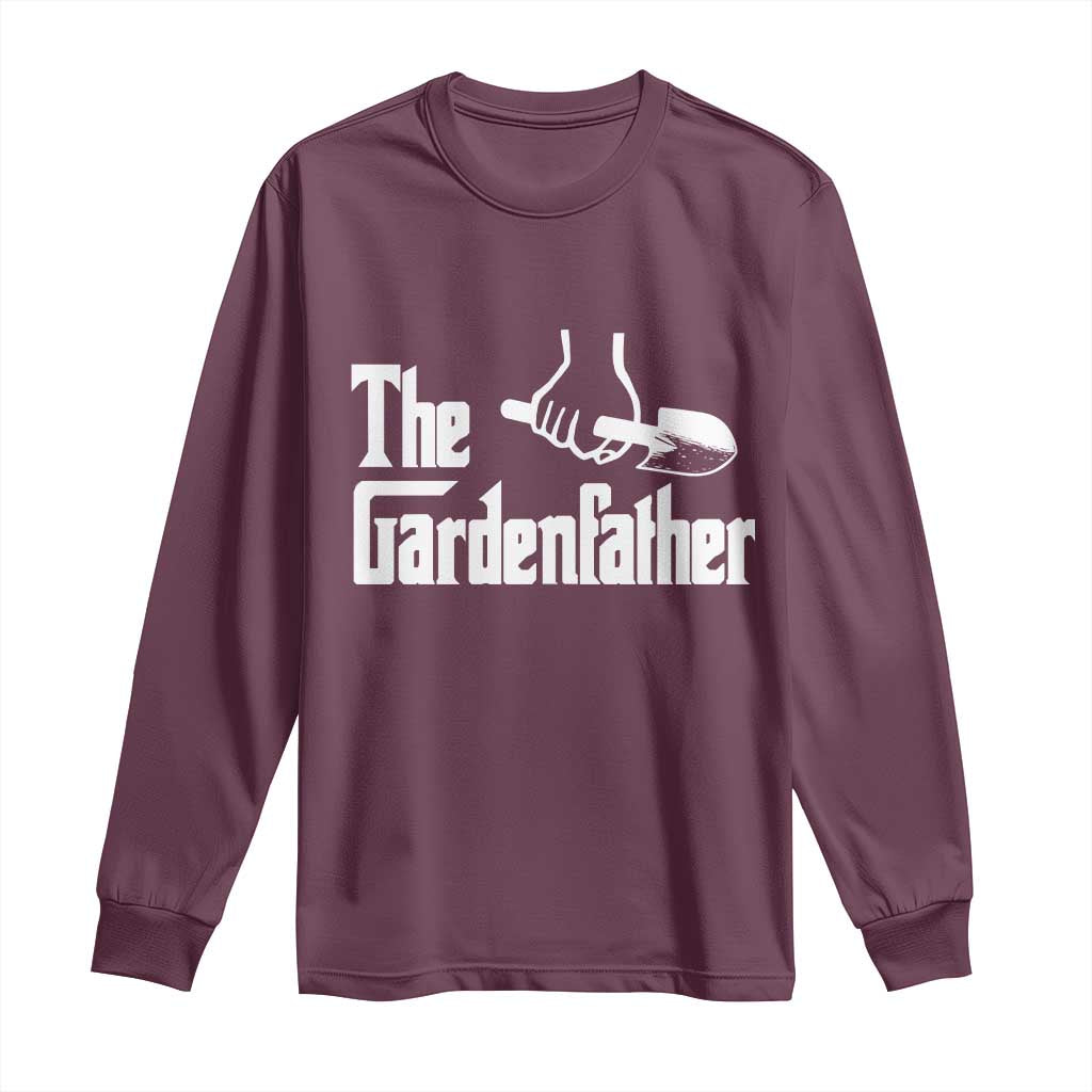 The Gardenfather Long Sleeve Shirt Gardener Parody Gardening Fathers Day - Wonder Print Shop