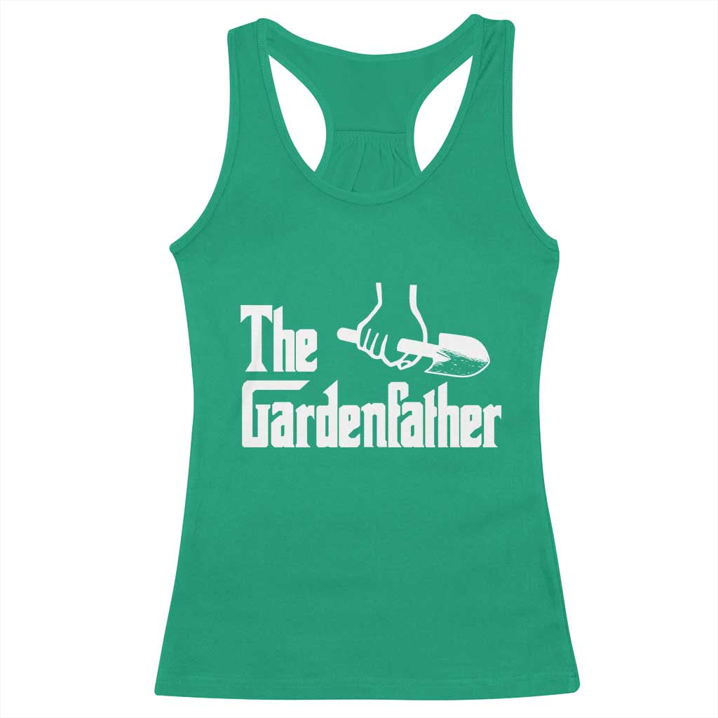 The Gardenfather Racerback Tank Top Gardener Parody Gardening Fathers Day - Wonder Print Shop