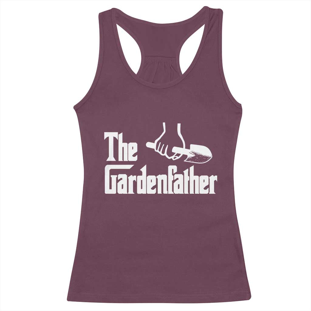 The Gardenfather Racerback Tank Top Gardener Parody Gardening Fathers Day - Wonder Print Shop