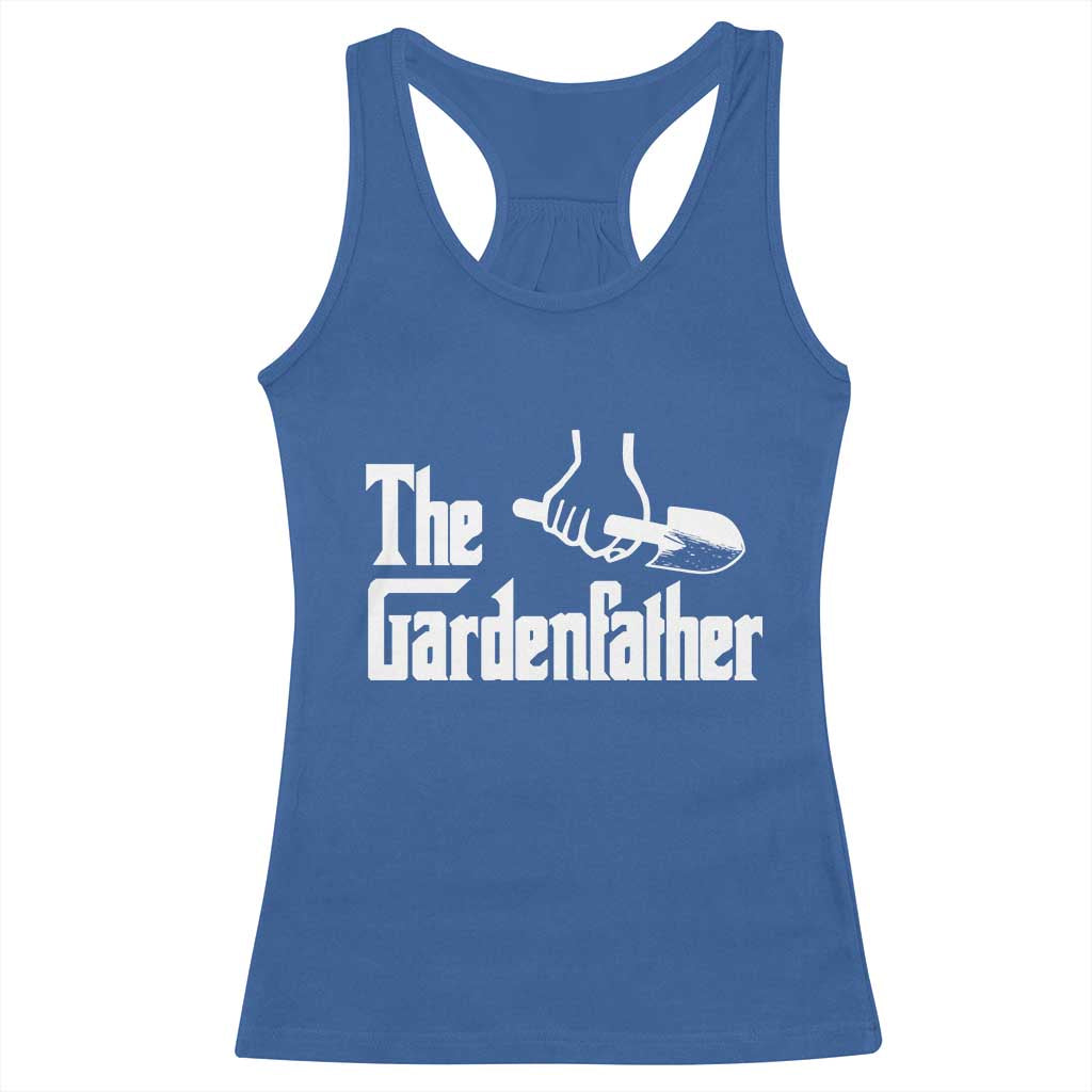 The Gardenfather Racerback Tank Top Gardener Parody Gardening Fathers Day - Wonder Print Shop