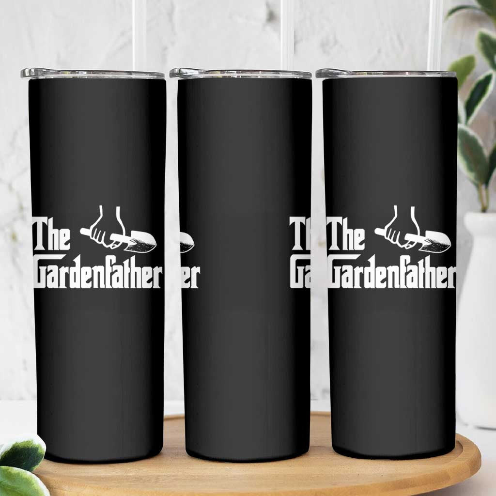 The Gardenfather Skinny Tumbler Gardener Parody Gardening Fathers Day - Wonder Print Shop