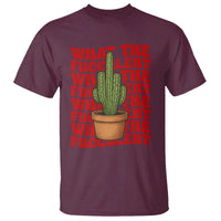 Funny What The Fucculent T Shirt Cactus Succulents Plants Gardening - Wonder Print Shop