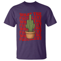Funny What The Fucculent T Shirt Cactus Succulents Plants Gardening - Wonder Print Shop