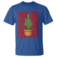 Funny What The Fucculent T Shirt Cactus Succulents Plants Gardening - Wonder Print Shop