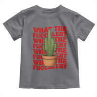 Funny What The Fucculent Toddler T Shirt Cactus Succulents Plants Gardening - Wonder Print Shop