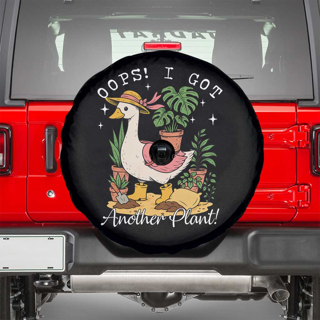 Funny Oops I Got Another Plant Spare Tire Cover Silly-Goose Gardener Plant Lady - Wonder Print Shop